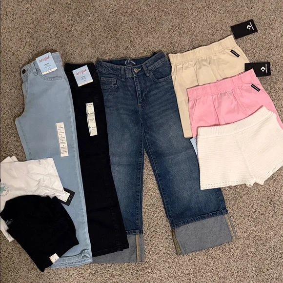 Cat & Jack & Converse girls 6-7 bundle! 11 items - Picture 1 of 10